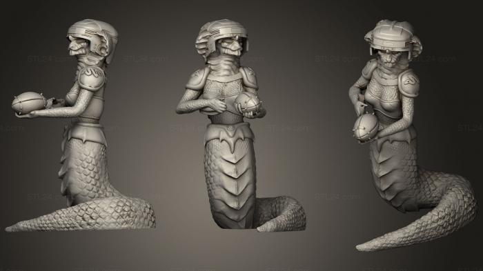 Figurines heroes, monsters and demons (Runner2, STKM_1123) 3D models for cnc